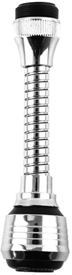Rotatable Faucet Silver/Black 17.5 centimeter