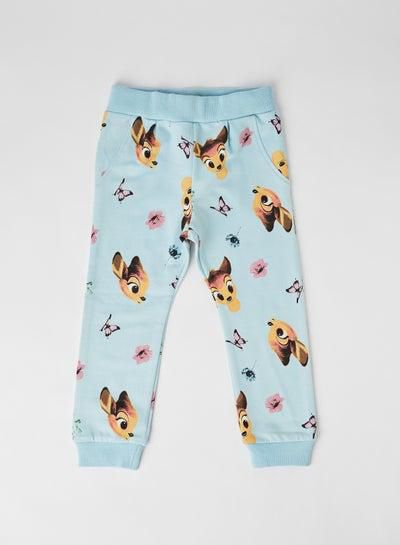 Disney Bambi Print Sweatpants Dream Blue