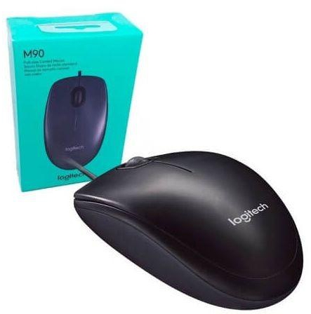 Logitech Wired Optical Mouse- Black