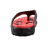 Color Block Massage Cobblestone Flip Flops - Red With Black - 43