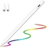 Active Stylus Pen Fine Point Digital Stylist Pencil Model 2021 Compatible with Android/iPad/iPad Pro/Mini/iPhone Most Capacitive Touch Screens Cellphone Tablets (White)
