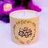 Handmade Pottery Pot Candle - Off White