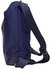 Leather Adjustable Strap Hobo Bag Navy