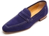 SALES of Francesco Benigno Italian Hand Stiched Suede Loafer - Blue