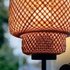 SINNERLIG Wall lamp, wired-in installation - bamboo/handmade