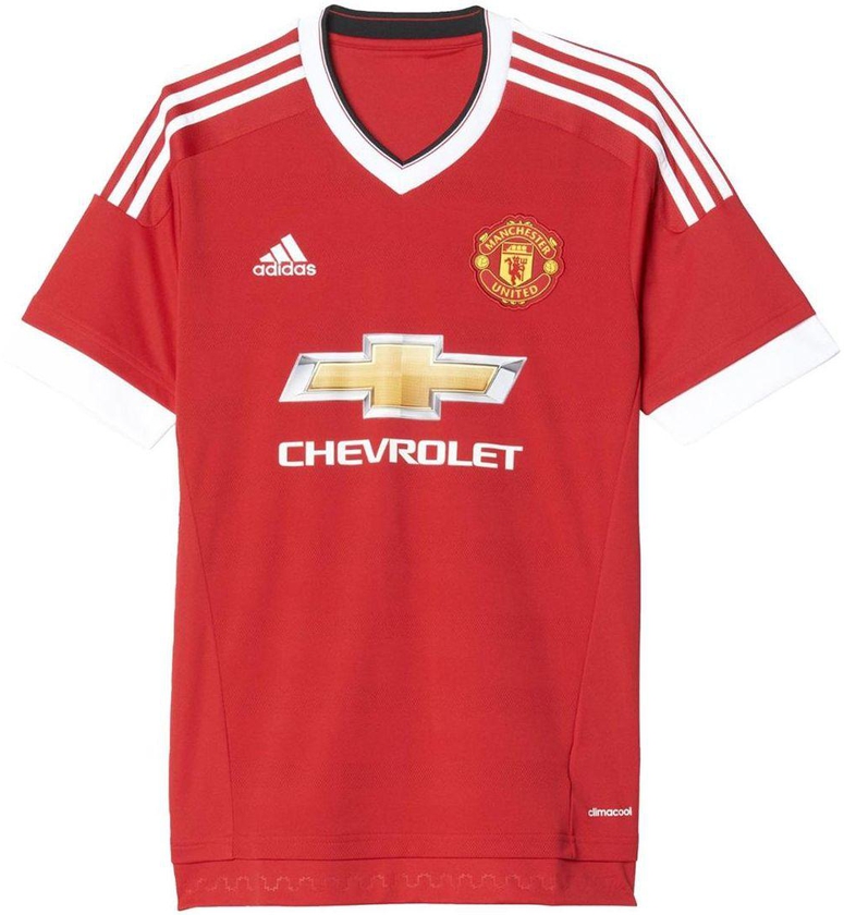 Adidas Manchester United FC Home Jersey for Boys - X-Large, Red/White
