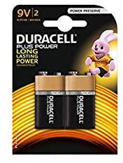 Duracell Plus Power 9V Alkaline Batterie - 2 pcs Pack