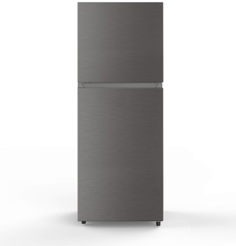 Kelon Refrigerator Double Door, 7.2 Ft, 203 L, Top Freezer, Silver- KLTM203