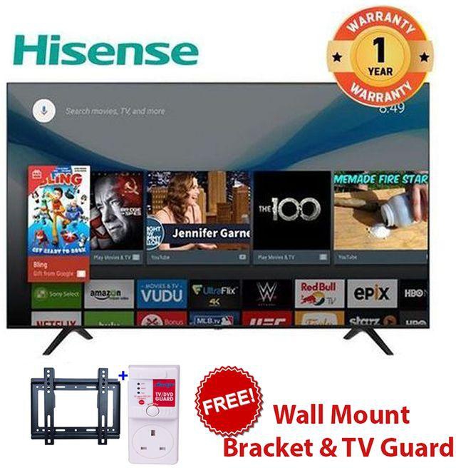 Hisense 32" Inch Frameless FHD SMART TV,Netflix,WIFI+TV GUARD+WALL BRACKET