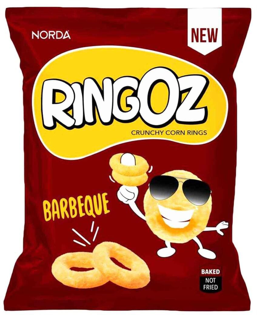 Norda Ringoz Barbeque Crunchy Corn Rings 30g