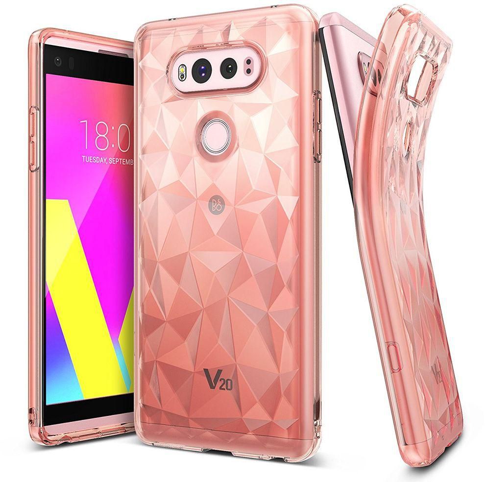 Rearth Ringke Air Prism 3D Design Flexible TPU Protective Case Cover for LG V20