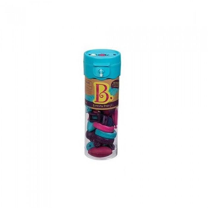 (BX3138GTZ-1378) B. Toys, B.eauty Pop Jr 50pcs (Turquoise)