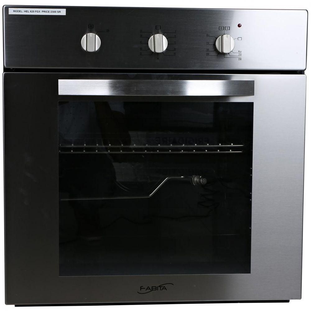 Gas Oven with Grill by Fabita, 60cm, Silver