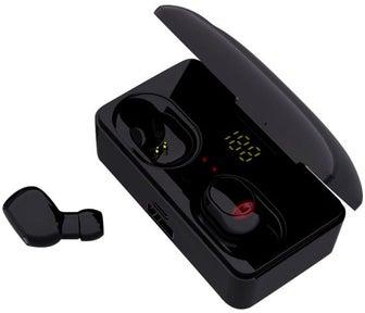 G10 Bluetooth In-Ear Earphones With Mic And Charging Case Black