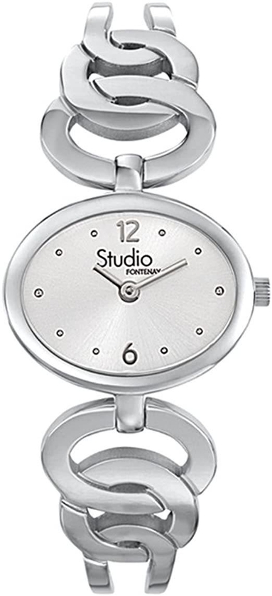 Fontenay Paris - casual women&#39;s Silver Analog Stainless Steel watch - AUA1216AL