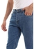 White Rabbit Straight Fit Solid Pattern Buttons Closure Jeans - Blue