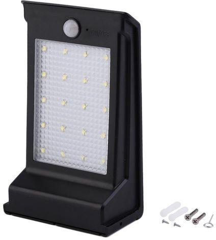 Generic 20 LED Solar Power Motion Sensor Garden Security Lamp Outdoor Waterproof Light Black