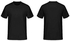 Fashion Black Plain Cotton T-shirt