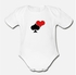 Heart Or Spade Organic Short Sleeve Baby Bodysuit