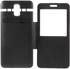 Samsung Galaxy Note 3 - 4200mAh Leather Battery Case with Window View - Black