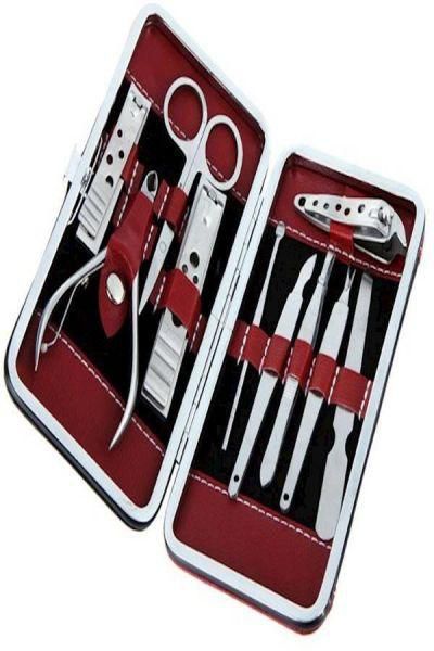 Manicure And Pedicure Nail Clippers Set Silver