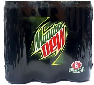 Mountain Dew Can - 6 x 355 ml