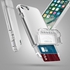 Spigen iPhone 7 Flip Armor Card Slot cover / case - Satin Silver