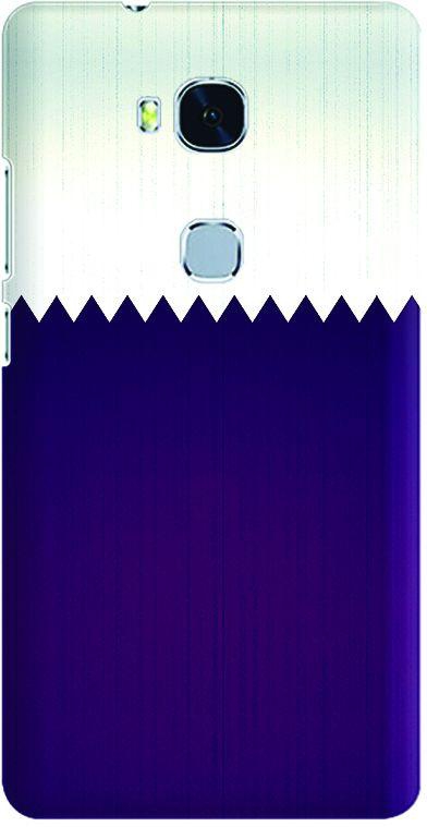 Stylizedd Huawei Honor 5X Slim Snap Case Cover Matte Finish - Flag of Qatar