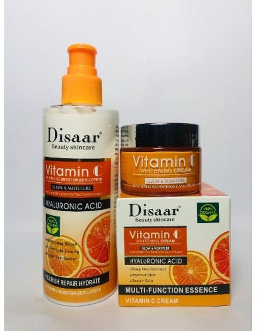 Disaar Vitamin C Whitening Moisturizing Body Lotion + Face Cream