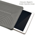 Generic Laptop Bumper For Macbook Air Pro 13 15 Magnetic Ultra Slim Case 11.6 12 13.3 14 15.4 Notebook Sleeve Bag For IPad Tablet(Gray)（fukela）