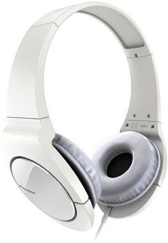 Pioneer Fully Enclosed Dynamic Headphones with Powerful Bass – W [SE-MJ721-W]