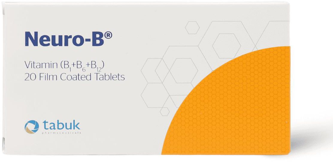 Neuro-B, Vitamin B Supplement, Reduce Neuropathy - 20 Tablets