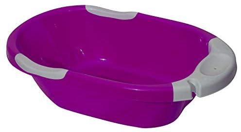 Khurshid Baby Bath Tub - Purple White