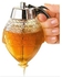 Clear Glass Honey Dispenser+ Free hand towel