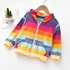 Buy Adarl Kids Girl Rainbow Hoodies Jacket Zip Up Casual Hooded Long Sleeve Jumper Hoody Sweater Top Coat Yellow 1-2 Years Online in Saudi Arabia. 288046063