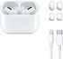 Apple AirPods Pro MWP22AM/A Speaker with Charging Case - White with Any Mobile Bluetooth High Quality and Pure Sound