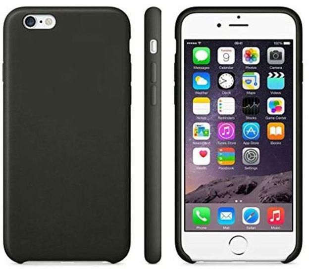 StraTG StraTG Black Silicon Cover for iPhone 6 / 6S - Slim and Protective Smartphone Case