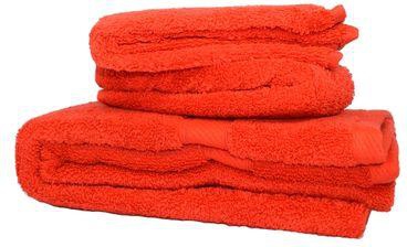 Comfort Towel Set – 3 Pcs - Red