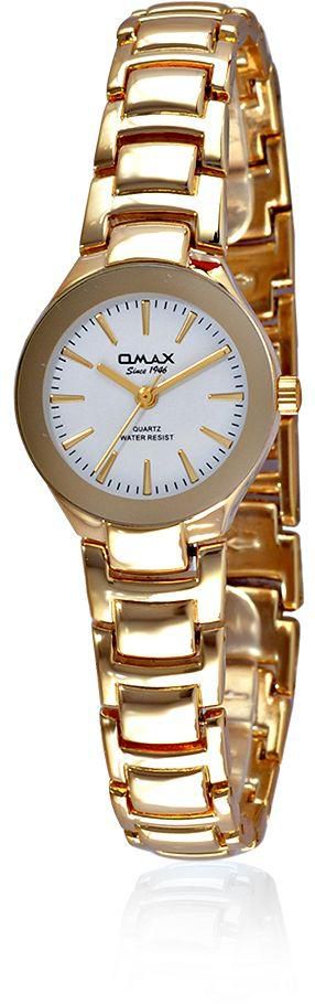 Omax Watch for Women , Analog , Metal Band , Gold , OMHBK848GH43