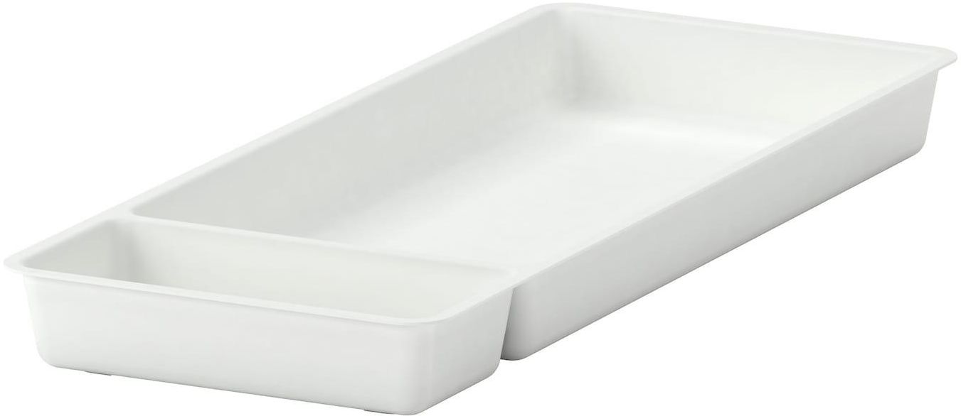 STÖDJA Utensil tray - white 20x50 cm