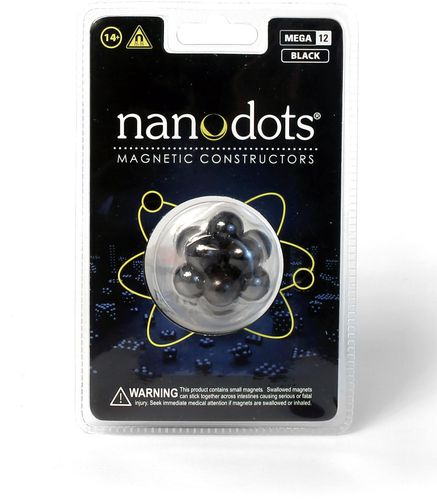 Mega Nanodots 12 Magnetic Dots Black