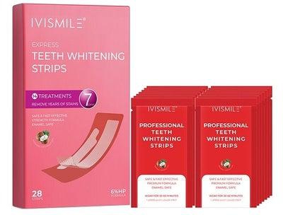 28 White Teeth Whitening Strips, Dentist Prepared Whitening StripsProfessional Teeth Whitening Strips, Reduce Teeth Sensitivity Whitening Strips