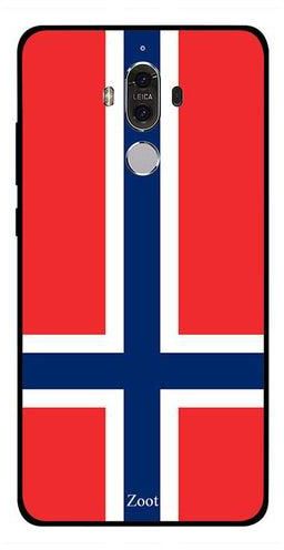 Skin Case Cover -for Huawei Mate 9 Norway Flag بلون علم النرويج