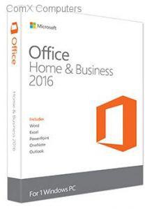 Microsoft Office Home and Business 2016  box pack - 1 PC