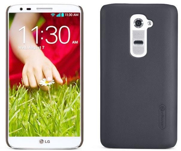 LG G2 - Nillkin Stylish Frosted Super Shield Case Cover[Black]