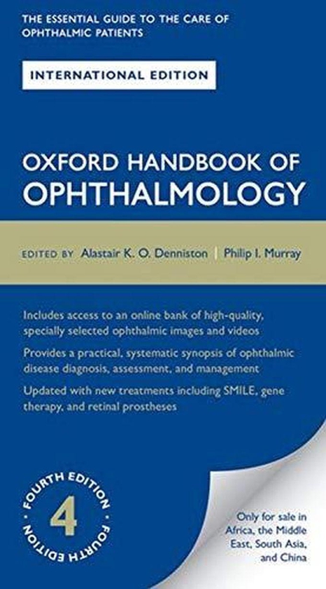Oxford University Press Oxford Handbook of Ophthalmology (Oxford Medical Handbooks) ,Ed. :4