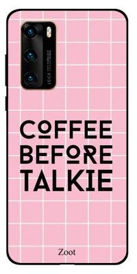 Skin Case Cover -for Huawei P40 Pink/Black/White Pink/Black/White