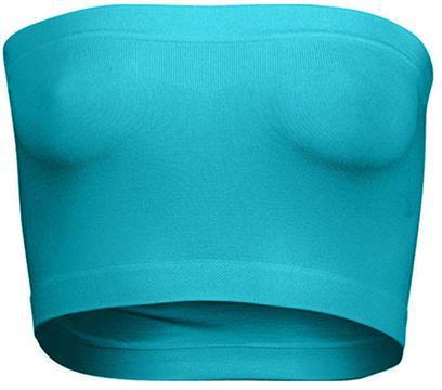 Silvy Strapless Bra for Women - Turquoise, 2 X Large