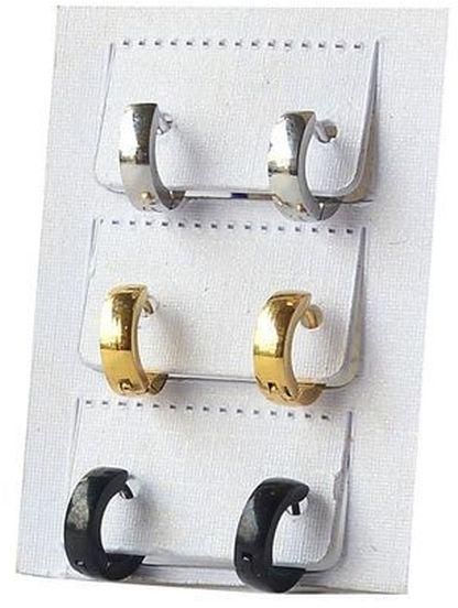 Fashion Stud Earrings - Gold - A Set Of Diamond Pearl Earrings