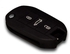 Hanso Silicone Car Key Cover For Peugeot - Black